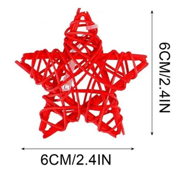 2 Sets of Red White & Blue Star Shape LED String Lights Memorial Day 4th Of July - Picture 6 of 8